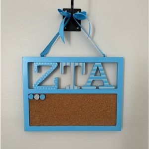 Zeta Tau Alpha cork-board